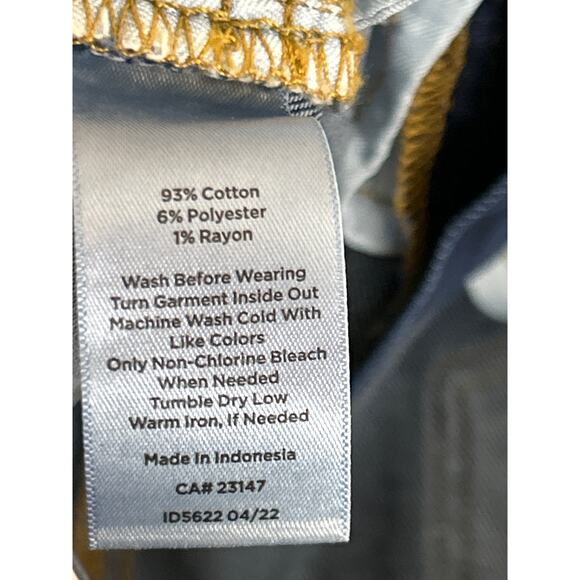 Talbots women's 10 slim ankle blue jean denim dark wash new with tag casual pant - Picture 8 of 8